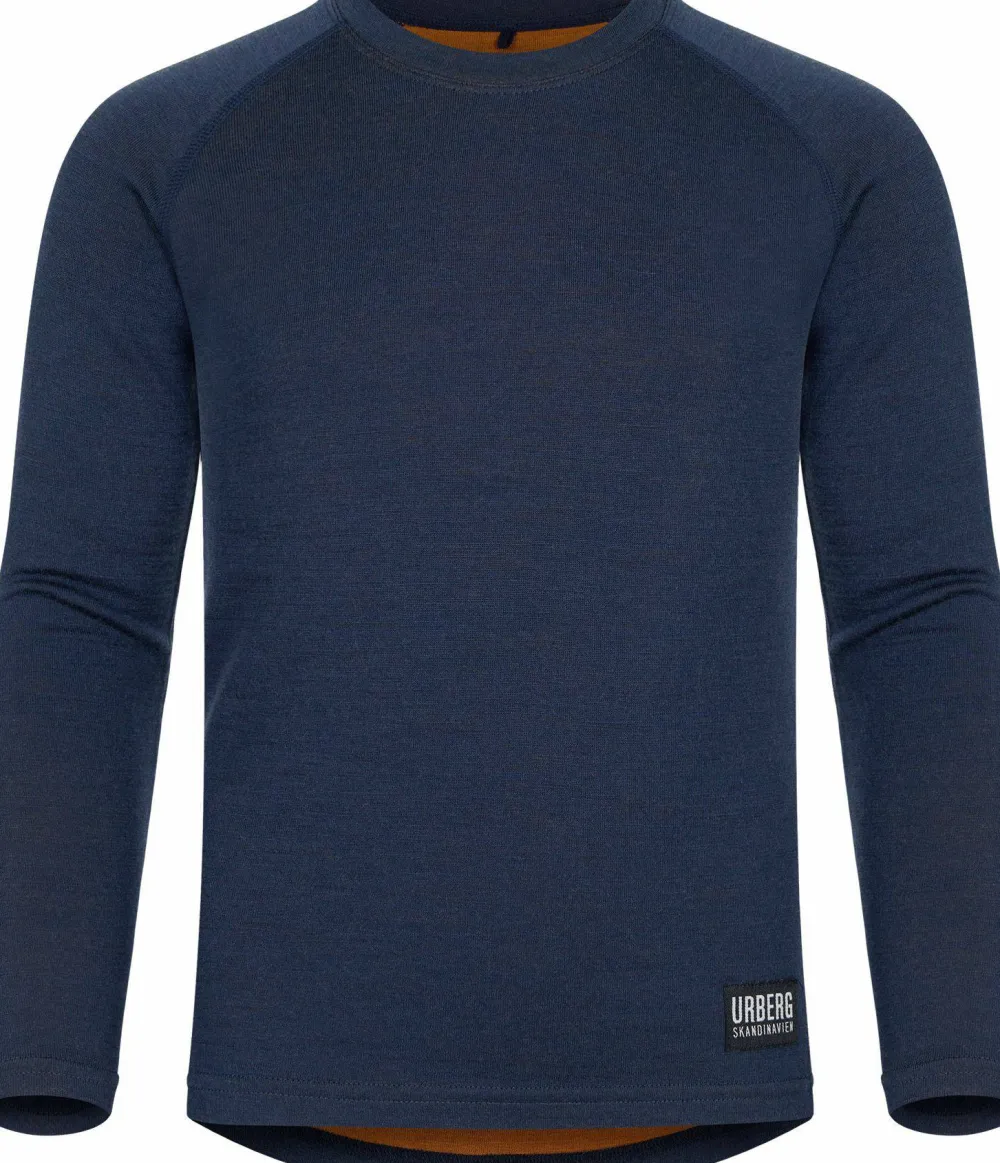 New Urberg Juniors' Selje Merino-Bamboo Set Dark Navy Black iris