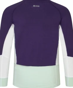 Best Urberg Juniors' Tree Base Layer Set Grape/Cloudy Dancer/Celadon