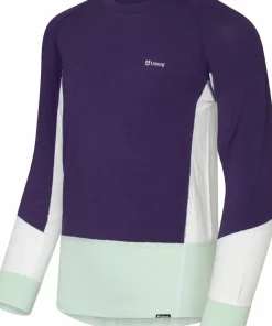 Best Urberg Juniors' Tree Base Layer Set Grape/Cloudy Dancer/Celadon