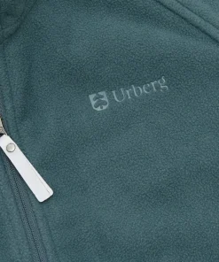 New Urberg Juniors' Vindeln Wind Fleece Jacket Silver Pine