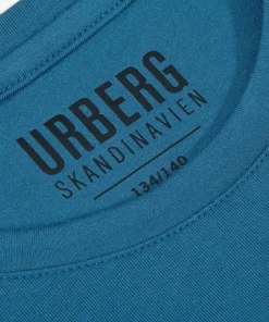 Outlet Urberg Kids' Vidsel Bamboo Tee Mallard Blue Mallardblue
