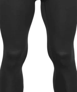 New Urberg Men's Solid Tree Base Layer Pants Black Beauty