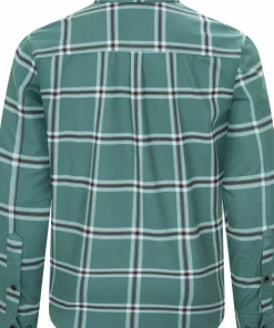 Urberg Men's Two Pocket Flanell Shirt Silver Pine/ Blue Nights