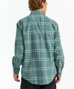 Urberg Men's Two Pocket Flanell Shirt Silver Pine/ Blue Nights