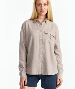 Best Urberg Women's Hemp LS Shirt Satellite