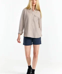 Best Urberg Women's Hemp LS Shirt Satellite