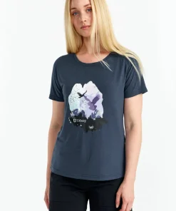 Hot Urberg Women's Printed Tree Tee Huckleberry