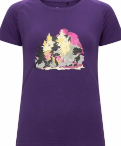 Outlet Urberg Women's Printed Tree Tee Grape