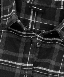 New Urberg Women's Trollstein LS Flannel Shirt Black Beauty