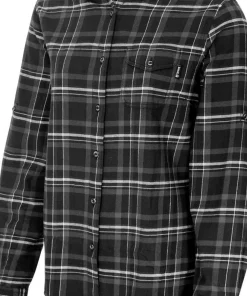 New Urberg Women's Trollstein LS Flannel Shirt Black Beauty