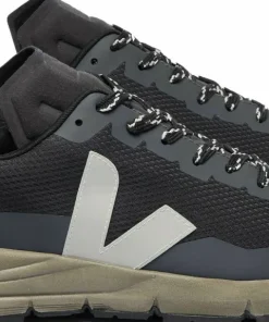 Outlet Veja Men's Dekkan Alveomesh Black Oxford Grey Tonic