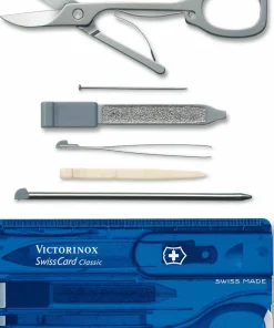 Hot Victorinox Swiss Card Classic Blue Transparent