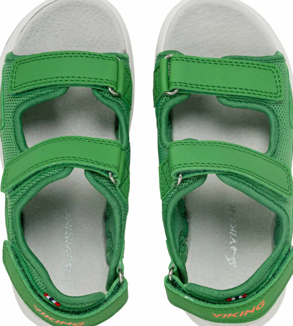 Sale Viking Footwear Kid's Anchor Sandal 3v Green
