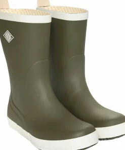 Hot Viking Footwear Seilas Heritage Rubber Boot Olive/Eggshell