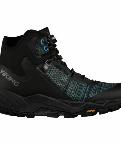 New Viking Footwear Unisex Cerra Rolling Mid Gore-Tex Black/Aqua