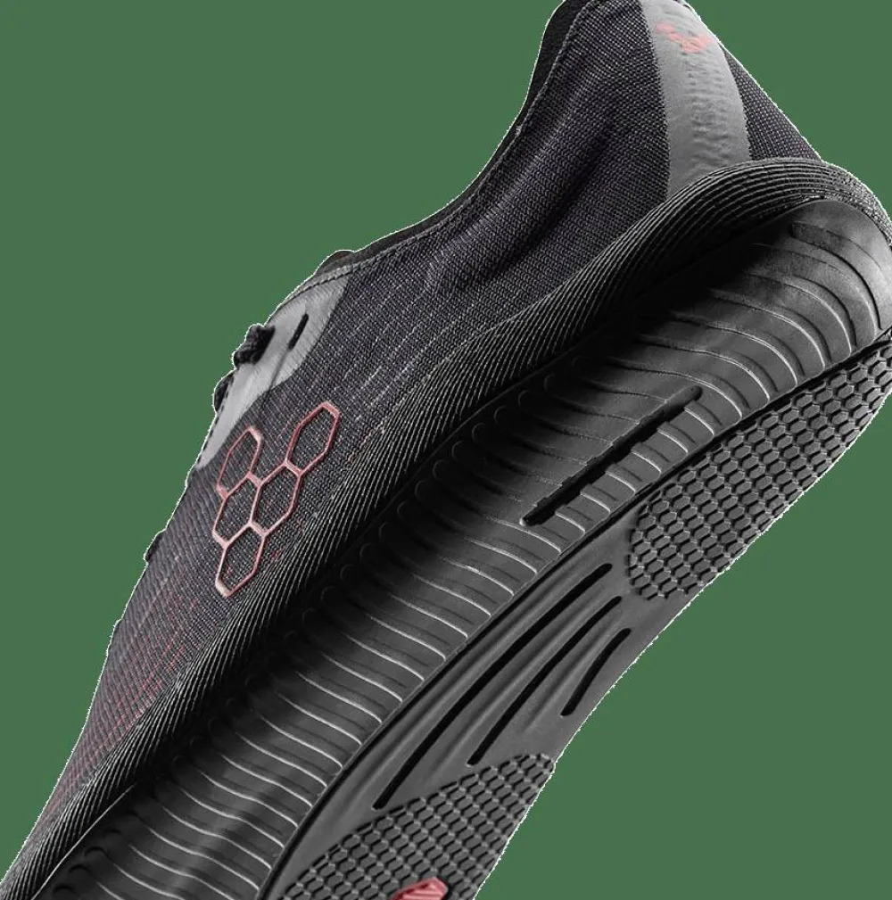 Discount Vivobarefoot Women's Primus Flow Obsidian/Cherry Tomato