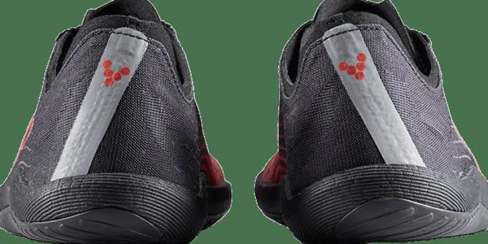 Discount Vivobarefoot Women's Primus Flow Obsidian/Cherry Tomato