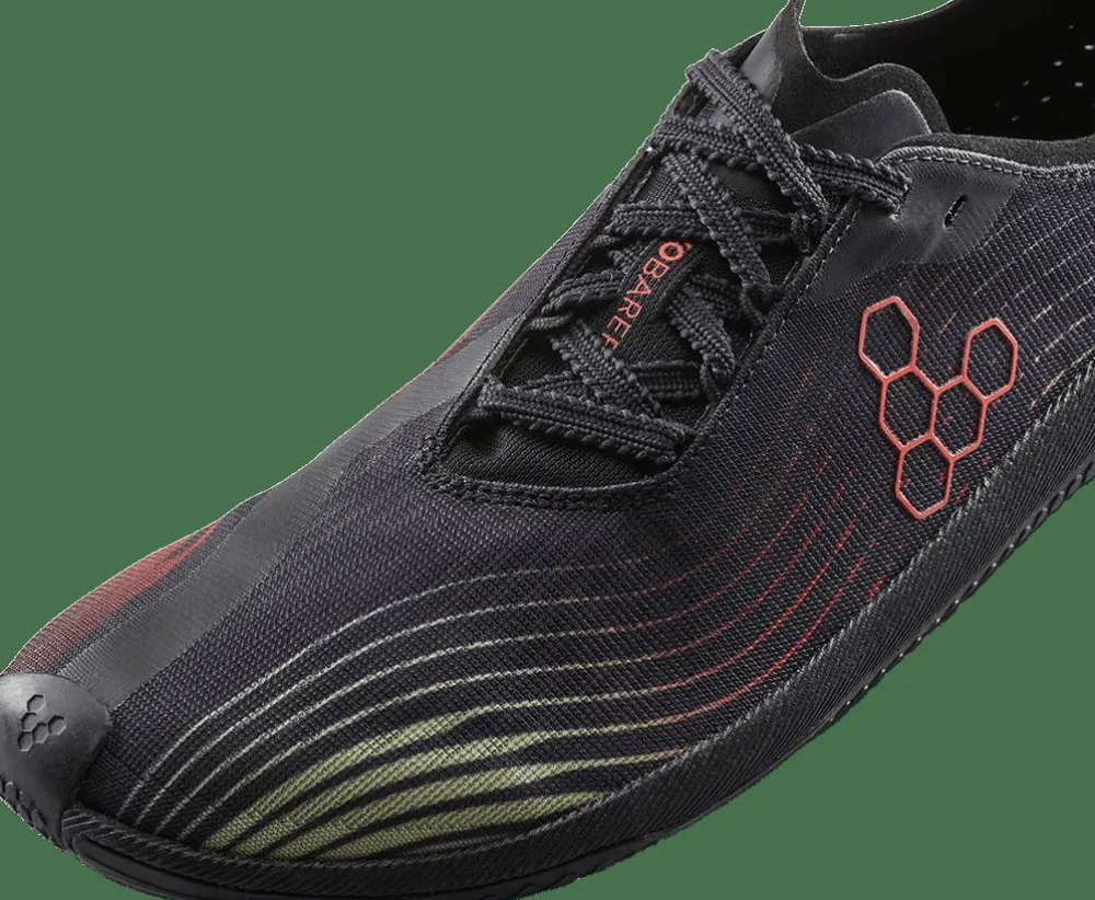 Discount Vivobarefoot Women's Primus Flow Obsidian/Cherry Tomato
