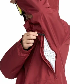 Outlet Volcom Men's Dua GORE-TEX Jacket Burnt Red