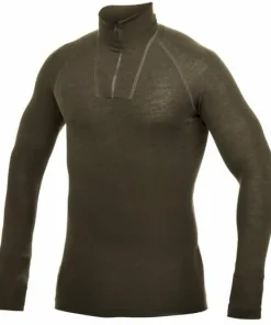 Woolpower Men's Zip Turtleneck Lite Pine Green