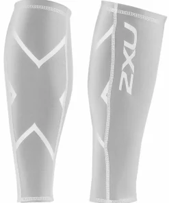 Hot 2XU Compression Calf Guard White/White