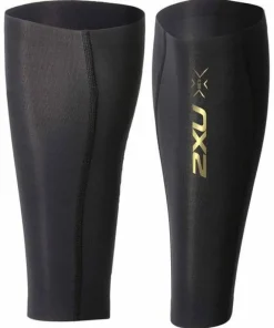 Outlet 2XU Light Speed Compression Calf Guards Black/Gold