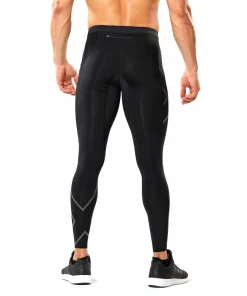 Discount 2XU Men's MCS Run Compression Tights Black/Black Reflective