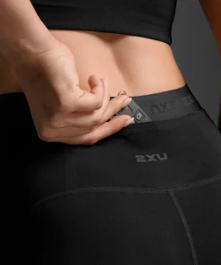 Sale 2XU Women's Form Stash Hi-Rise Compression Tights Black/Black1