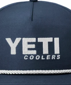 Yeti Flat Brim Rope Hat Navy