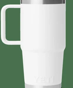 New Yeti Rambler 591 ml Travel Straw Mug White