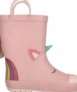 Discount Zig Zag ZigZag Kids' Rook Rubber Boot Silver Pink