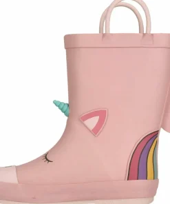 Discount Zig Zag ZigZag Kids' Rook Rubber Boot Silver Pink